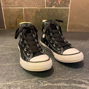 Black and White High Top Converse